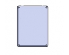 Zásuvková skříň - základ, 190x250x65, panty, IP 54