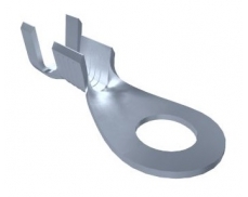 Kabelové oko lisovací s otevřeným lůžkem, svorník M4, průřez vodiče 0,25-0,5 mm2, povrchová úprava cínování