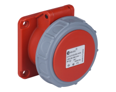 4x32A / IP 67 - Vestavná zásuvka, rovná, kompaktní přír...