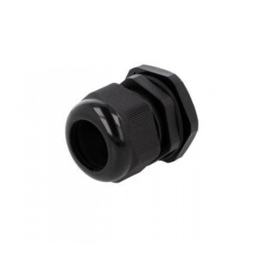 Těsnící vývodka s maticí černá, PG 11