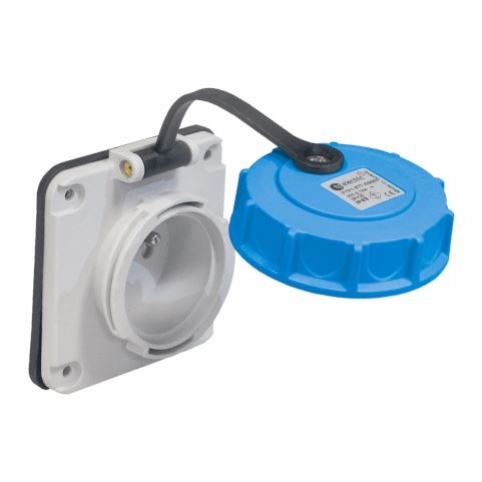 1x16A / IP 68 - Vestavná zásuvka, s bezpečnostní clonkou