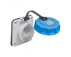 1x16A / IP 68 - Vestavná zásuvka, s bezpečnostní clonko...