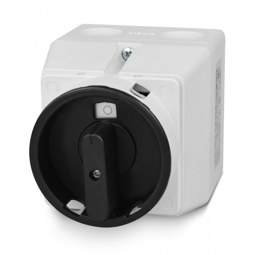 Vačkový spínač v krytu IP 65, uzamykatelný visacími zám...