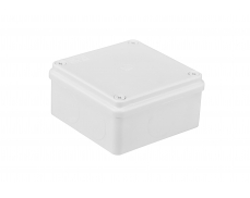 Krabice 100x100x50 mm, bez průchodek, IP 65, bílá