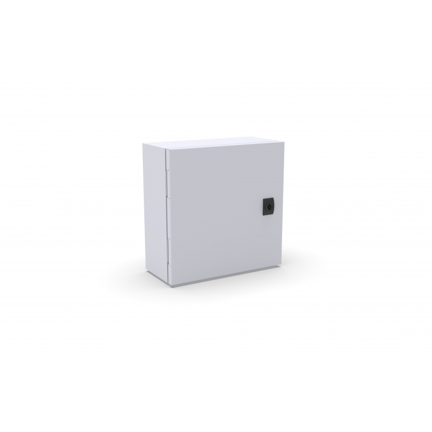 Kovová skříň SiBox 300x300x140 mm, IP 65, RAL7035