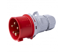 Vidlice průmyslová 400 V, IP 44, 16 A, 5-pól