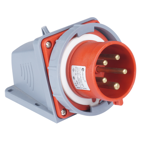 5x32A / IP 67 - Nástěnná přívodka, Quick Connect