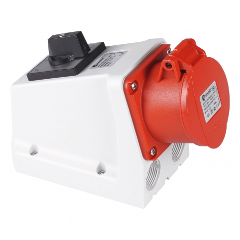 5x32A / IP 44 - Kombinovaná zásuvka s vypínačem