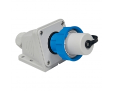 1x16A / IP 68 - Nástěnná přívodka, úhlová