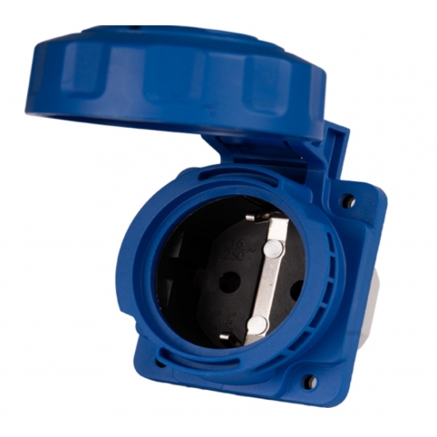 Vestavná zásuvka SCHUKO 250 V, IP 67, 16 A, 3-pól