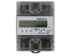 Elektroměr 5-80A, 1-tarif, 3-fázový, LCD displej, 4M/DI...