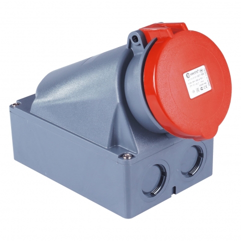 5x63A / IP 44 - Nástěnná zásuvka