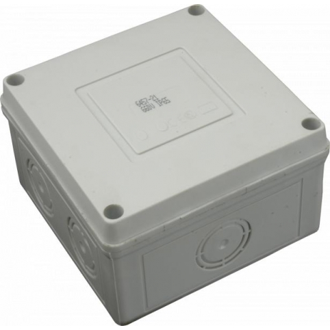 Krabicová rozvodka + svorka IP 65, PA, 111x111x66 mm, 4xPg13