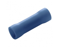 Kabelová spojka lisovací, izolovaná - modrá, 2,3x26 mm, průřez vodiče 1,5-2,5 mm2 
