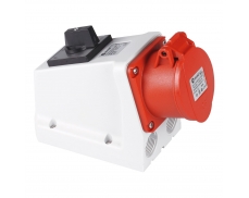 5x32A / IP 44 - Kombinovaná zásuvka s vypínačem