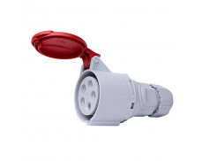 Spojovací zásuvka 400 V, IP 44, 16 A, 5-pól