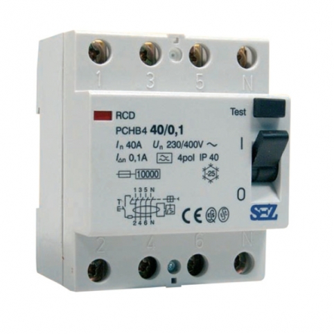 PCHB4-100/0,03 proudový chránič