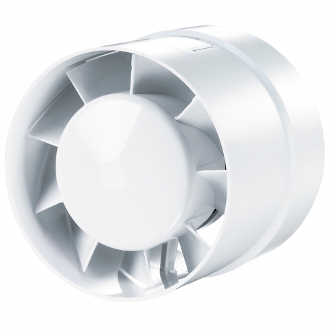 Potrubní ventilátor zúžený s kuličkovými ložisky, průměr 125 mm, 185 m3/hod