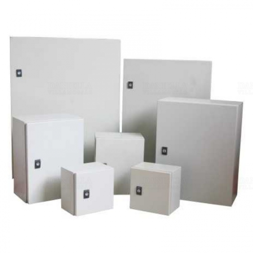 Skybox kovová skříňka 600x500x200 mm, 2 zámky, IP 65, b...