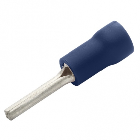 Kabelový kolík lisovací, izolovaný - modrý, průžez vodiče 1,5-2,5 mm2, délka bez izolace 12 mm