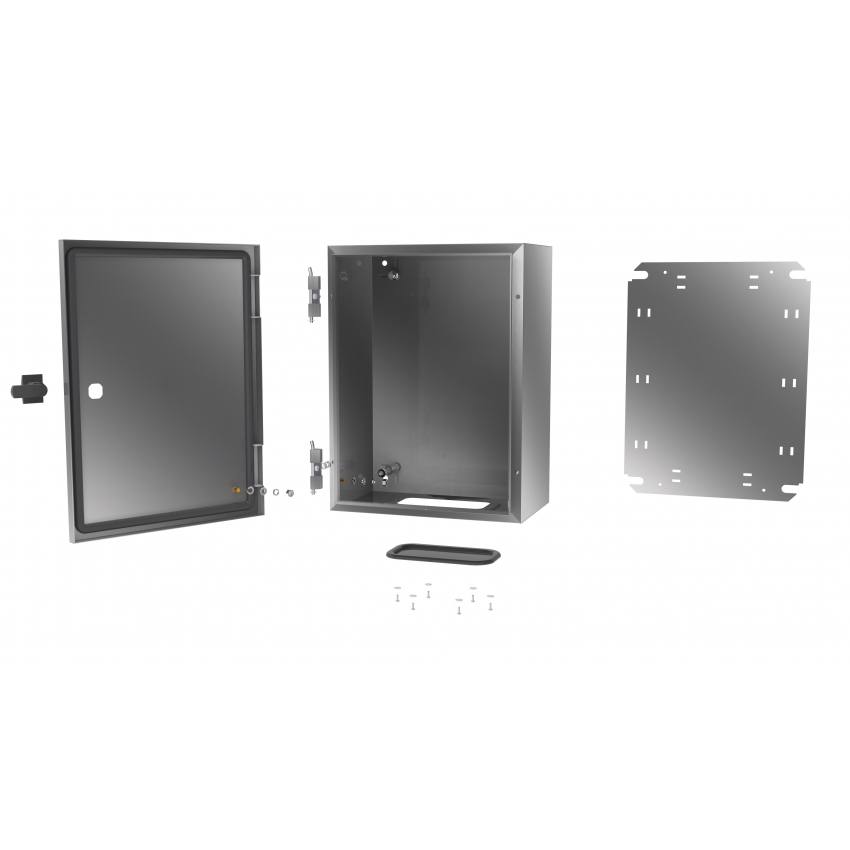 Nerezová skříň StBox AISI 430, 600x500x200 mm, IP 65