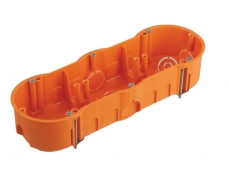 Krabice do sádrokartonu trojnásobná, HF, 6 ks šroub, 85...