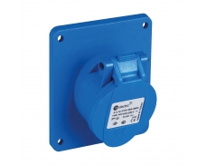 3x16A / IP 44 - Vestavná zásuvka, úhlová, Quick Connect