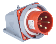 5x32A / IP 67 - Nástěnná přívodka, Quick Connect