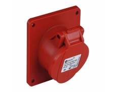 4x16A / IP 44 - Vestavná zásuvka, úhlová, Quick Connect
