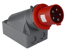 5x63A / IP 44 - Nástěnná přívodka