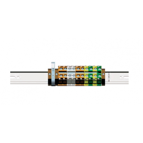 Stožárová svorkovnice odbočovací, průřez pevného vodiče 1,5-25 mm2, ohebného 2,5-16 mm2
