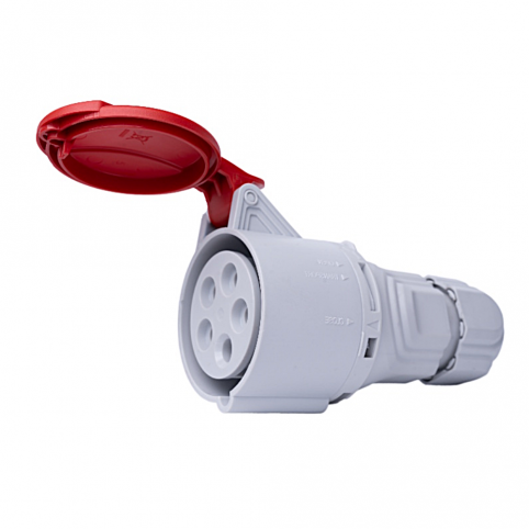Spojovací zásuvka 400 V, IP 44, 16 A, 5-pól