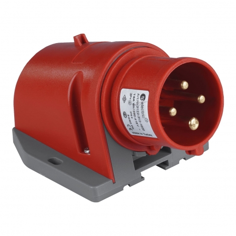 4x16A / IP 44 - Nástěnná přívodka, Quick Connect