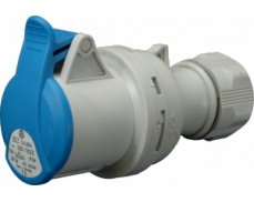 Spojovací zásuvka 500 V, IP 44, 16 A, 4-pól
