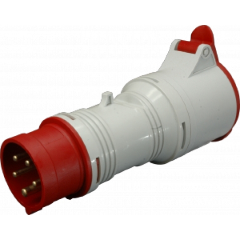 Adaptér 400 V, IP 44, 16 A z 5-pól na 4-pól