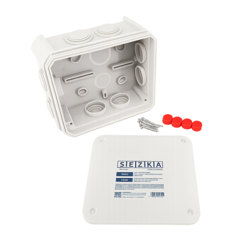 Krabicová rozvodka plastová, 150x116x67 mm, IP 55, 850 C, HF
