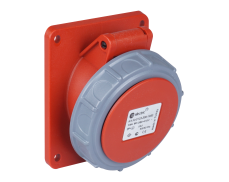 5x32A / IP 67 - Vestavná zásuvka, úhlová, Quick Connect