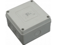 Krabicová rozvodka + svorka IP65, PA, 89x89x52,5 mm, 4xPg13, 2xPg16