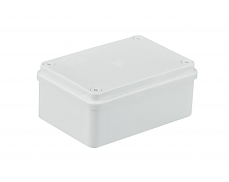 Krabice 120x80x50 mm, bez průchodek, IP 65, bílá