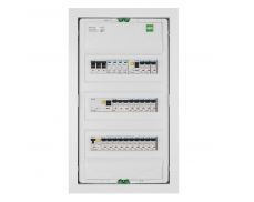 Rozvodnice nástěnná IP 30, 36+6 modulů - 3 řady, 603x358x92 mm