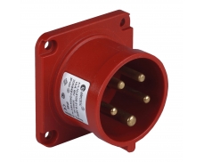 5x32A / IP 44 - Vestavná přívodka, rovná, kompaktní pří...