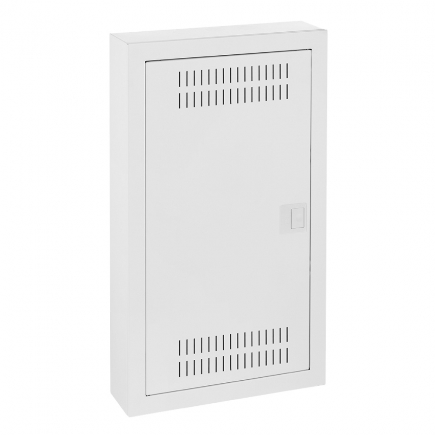 Multimediální rozvodnice nástěnná IP 30, perforovaná dv...