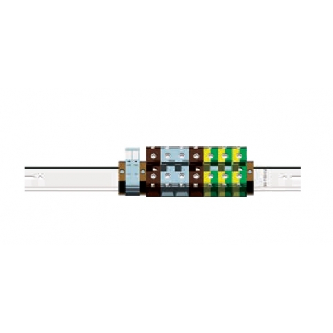 Stožárová svorkovnice průchozí, průřez pevného vodiče 1,5-70 mm2, ohebného 2,5-50 mm2