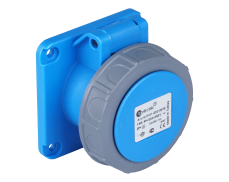 3x16A / IP 67 - Vestavná zásuvka, rovná, kompaktní přír...