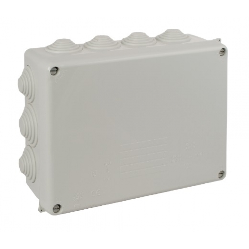 Instalační krabice 220x170x80 mm s průchodkami