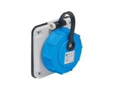 1x16A / IP 68 - Vestavná zásuvka, s bezpečnostní clonko...