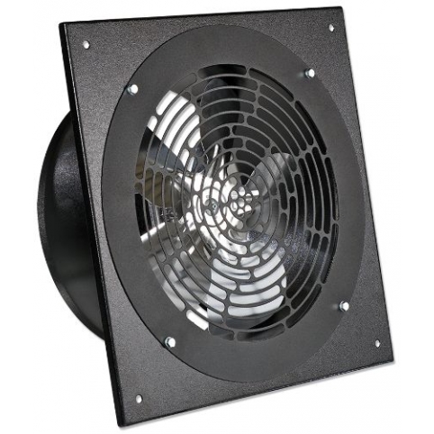 Axiální ventilátor nástěnný, kovový, tichý