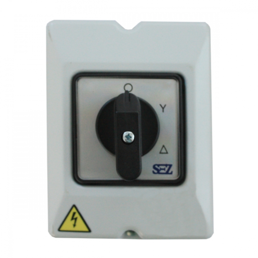 Vačkový spínač v krytu IP 65, s čelní deskou, rozběhový...