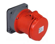 5x63A / IP 44 - Vestavná zásuvka, rovná, 100x107, Alpha...