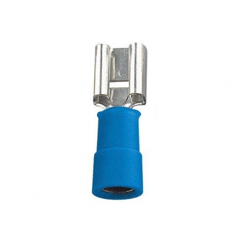 Kabelová dutinka (faston) lisovací, izolovaná, průřez vodiče 2,5 mm2, pocínovaná